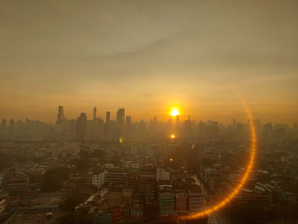 Bangkok Skyline at Sunset
