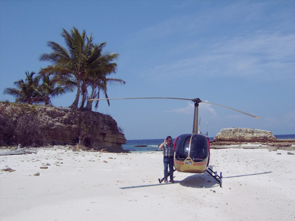 Landung auf der Isla Contadora / Panama