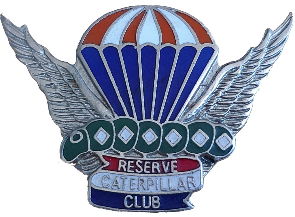 Caterpillar Club Pin - Klaus Heller
